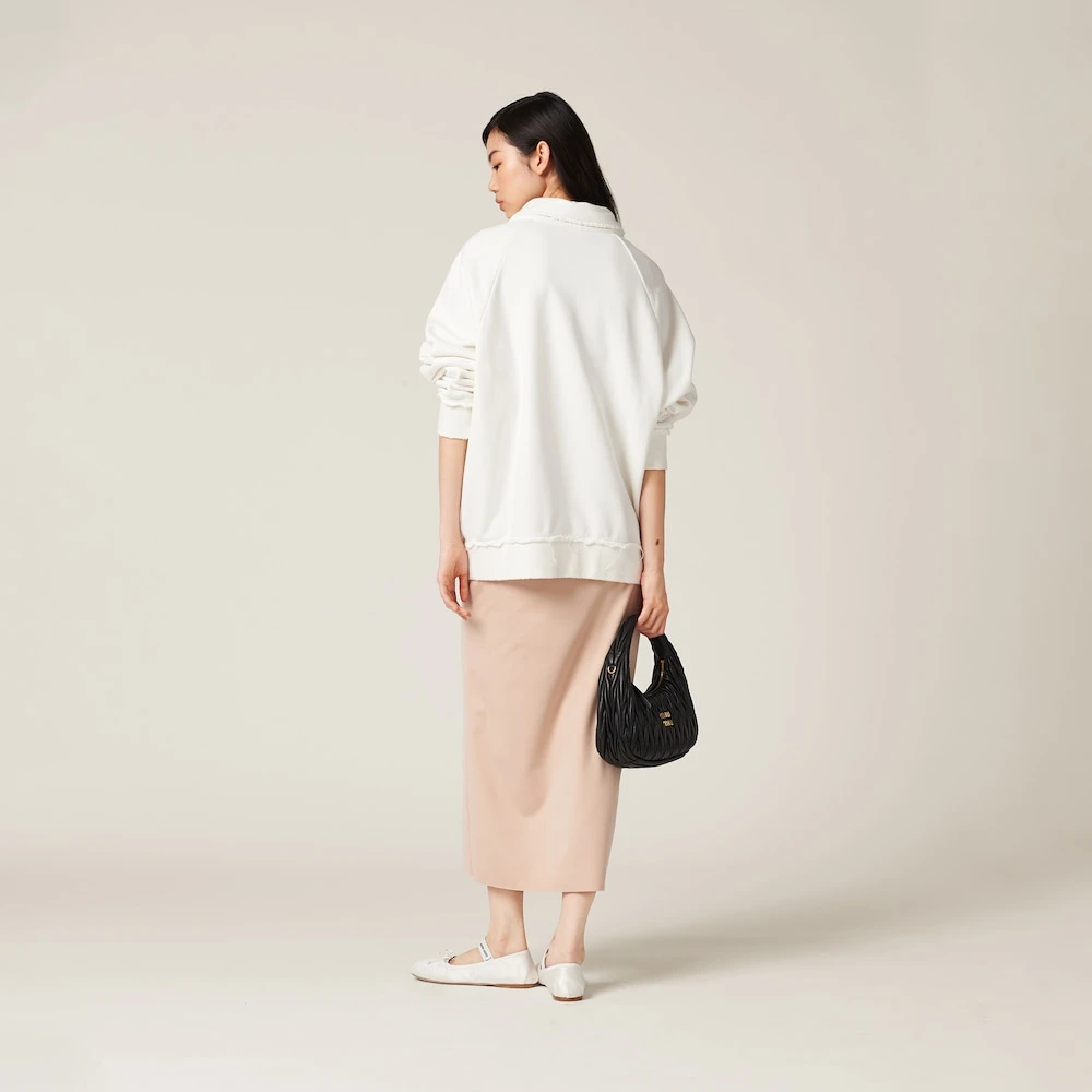 Miu Miu Cotton Polo Sweatshirt - Image 3