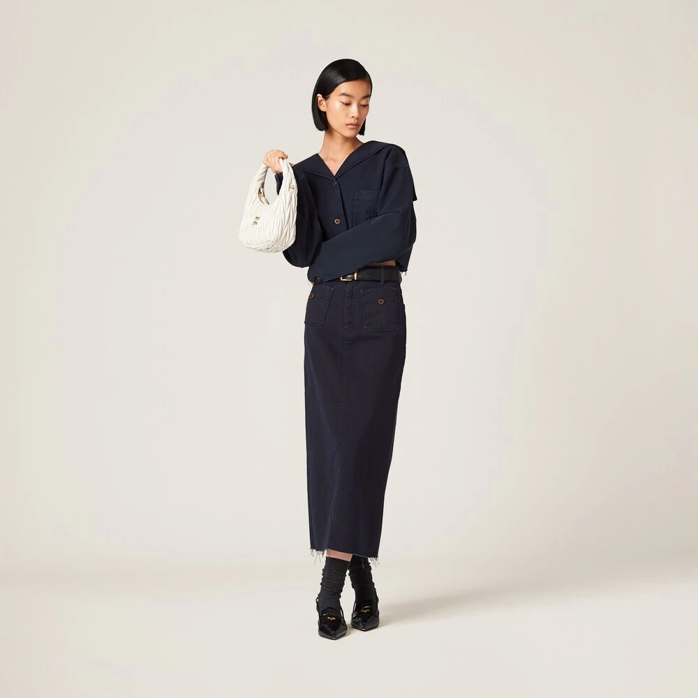 Miu Miu Drill Blouson Jacket - Image 2