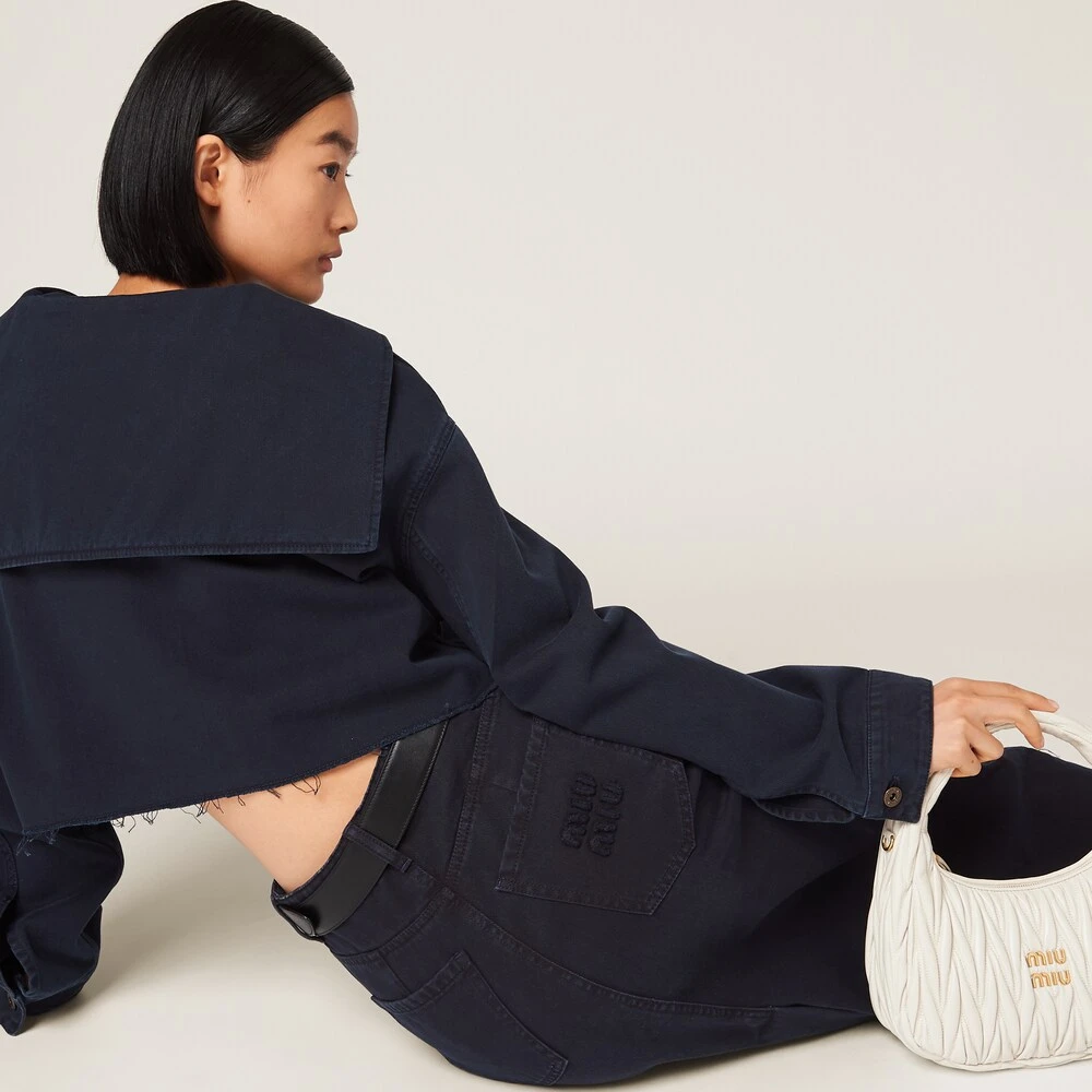 Miu Miu Drill Blouson Jacket - Image 5