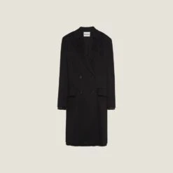 Miu Miu Double-breasted Velour Coat