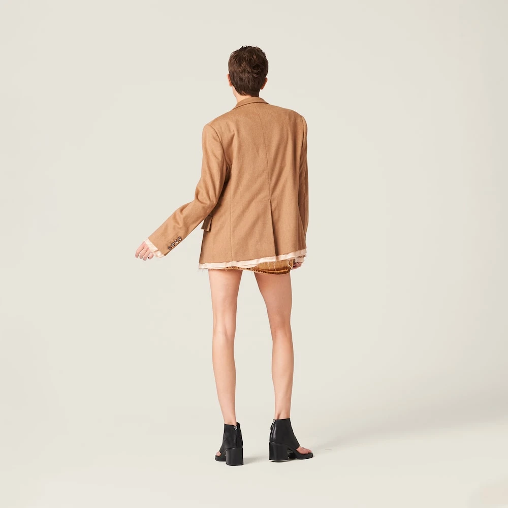 Miu Miu Single-breasted Camel Hair Jacket - Image 3