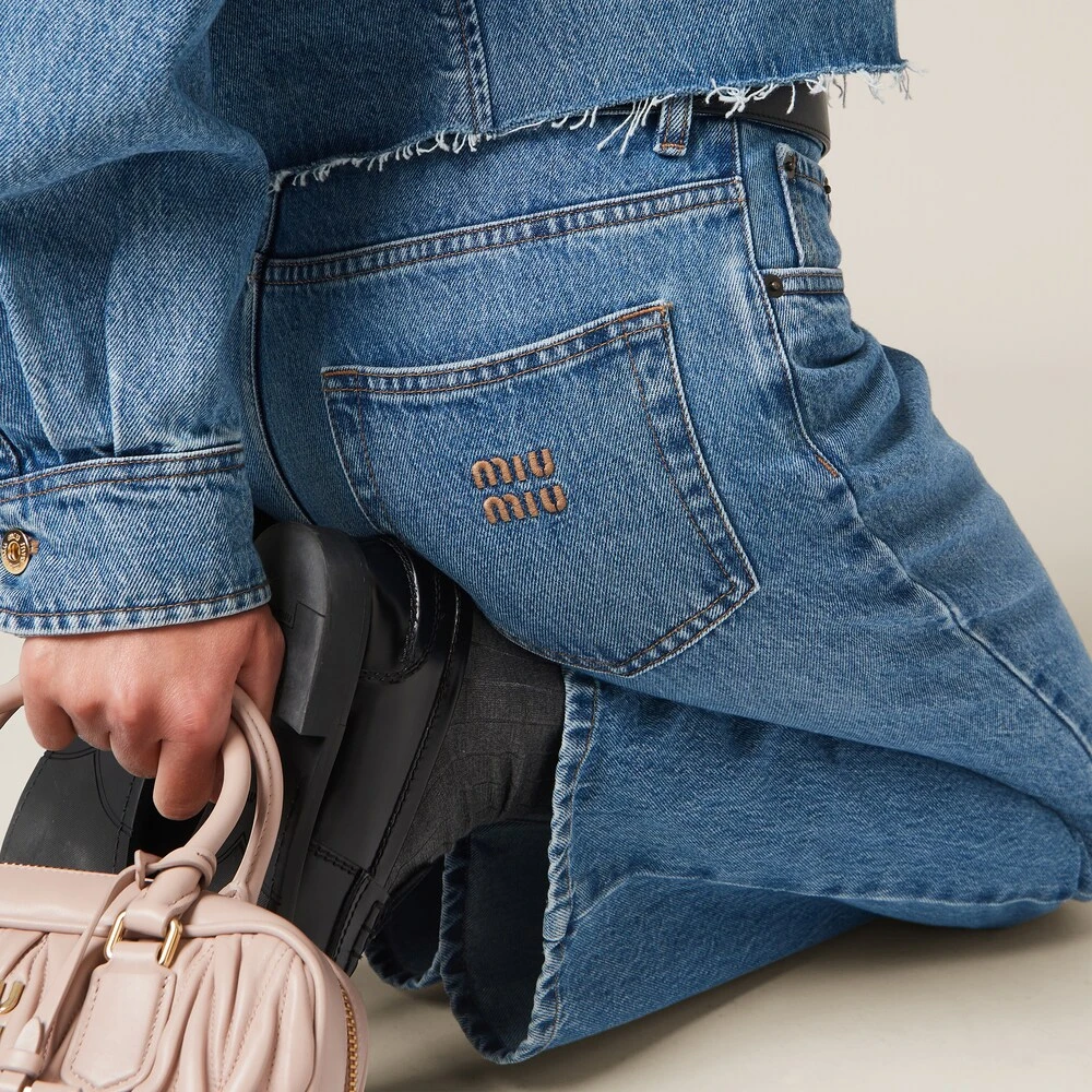 Miu Miu Denim Pants - Image 4