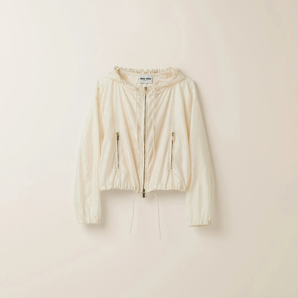 Miu Miu Nylon Blouson Jacket