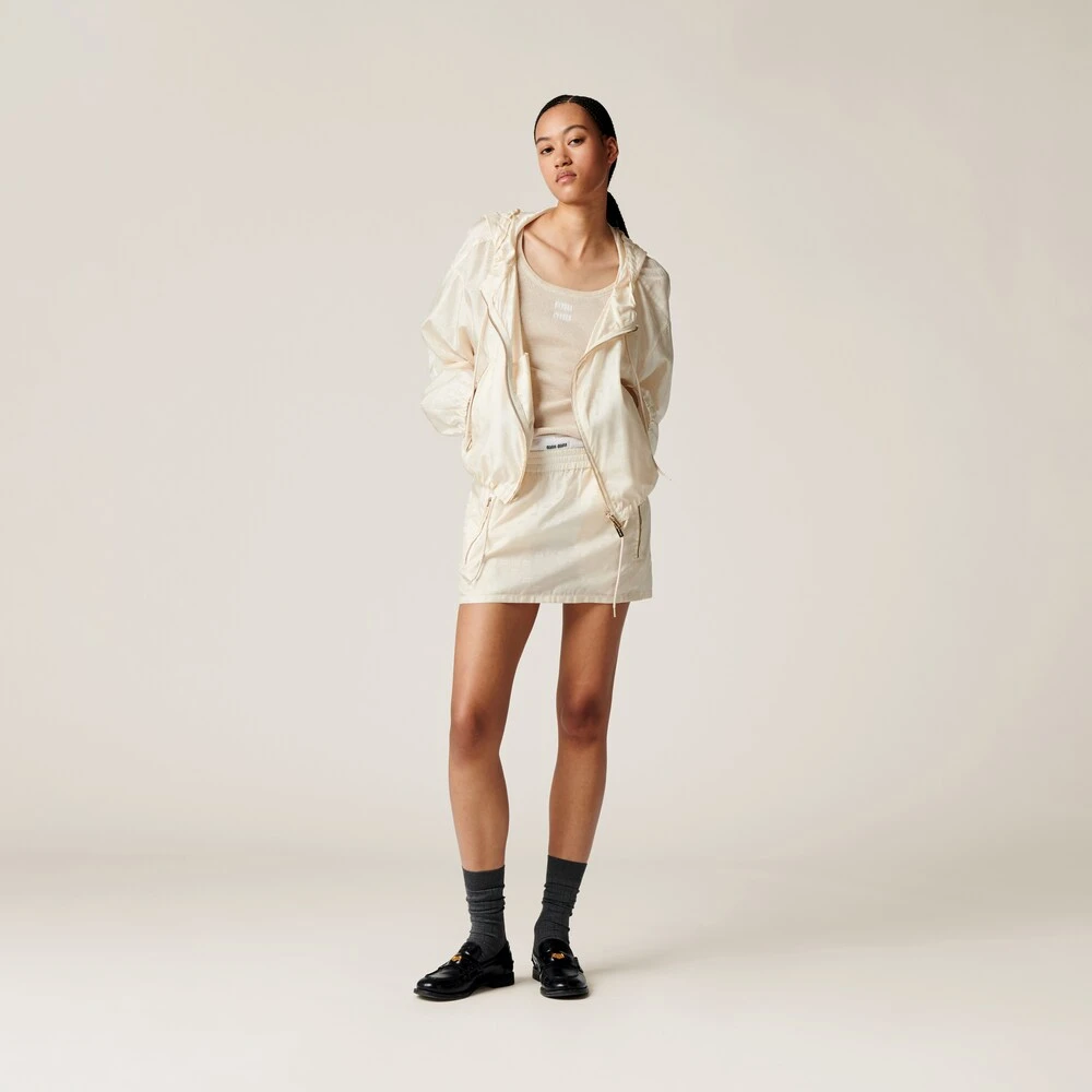 Miu Miu Nylon Blouson Jacket - Image 2