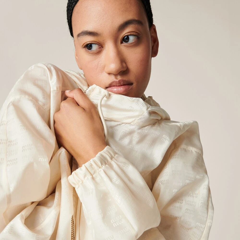 Miu Miu Nylon Blouson Jacket - Image 5