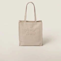 Miu Miu Madras Tote Bag