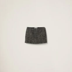 Miu Miu Chevron Miniskirt