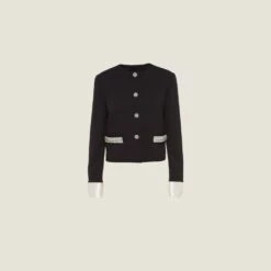 Miu Miu Single-breasted Grain De Poudre Jacket