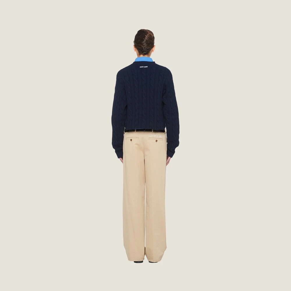 Miu Miu Cashmere V-neck Sweater - Image 3