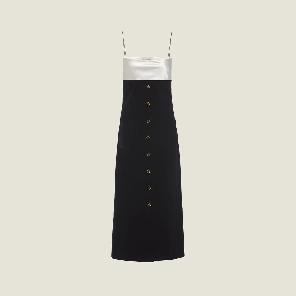 Miu Miu Long Velvet Dress