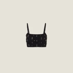 Miu Miu Embroidered Wool Top