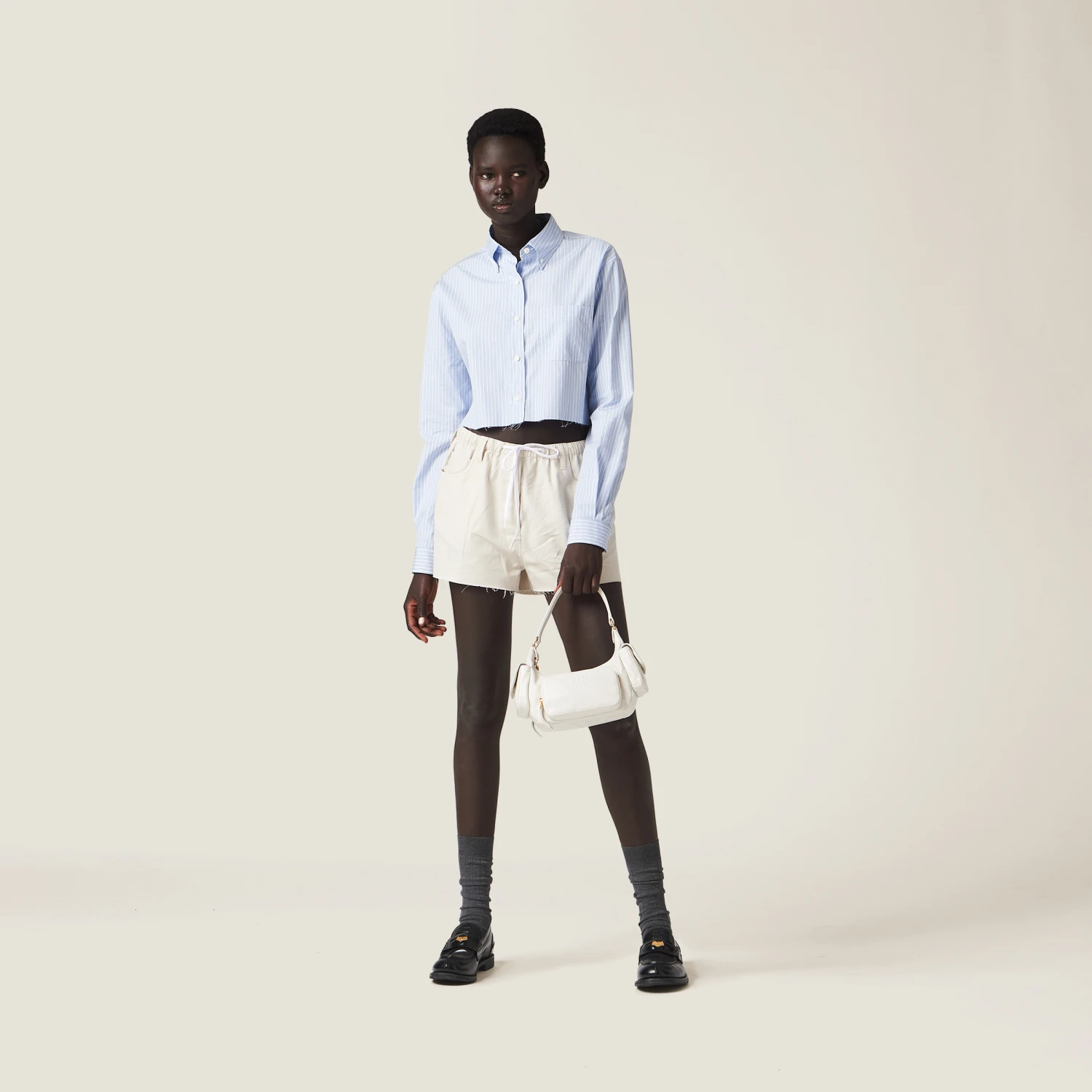 Miu Miu Gabardine Bermudas - Image 2