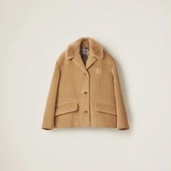 Miu Miu Corduroy Blouson Jacket