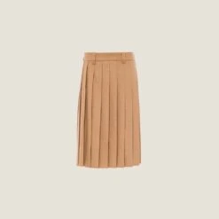 Miu Miu Camel-hair Skirt