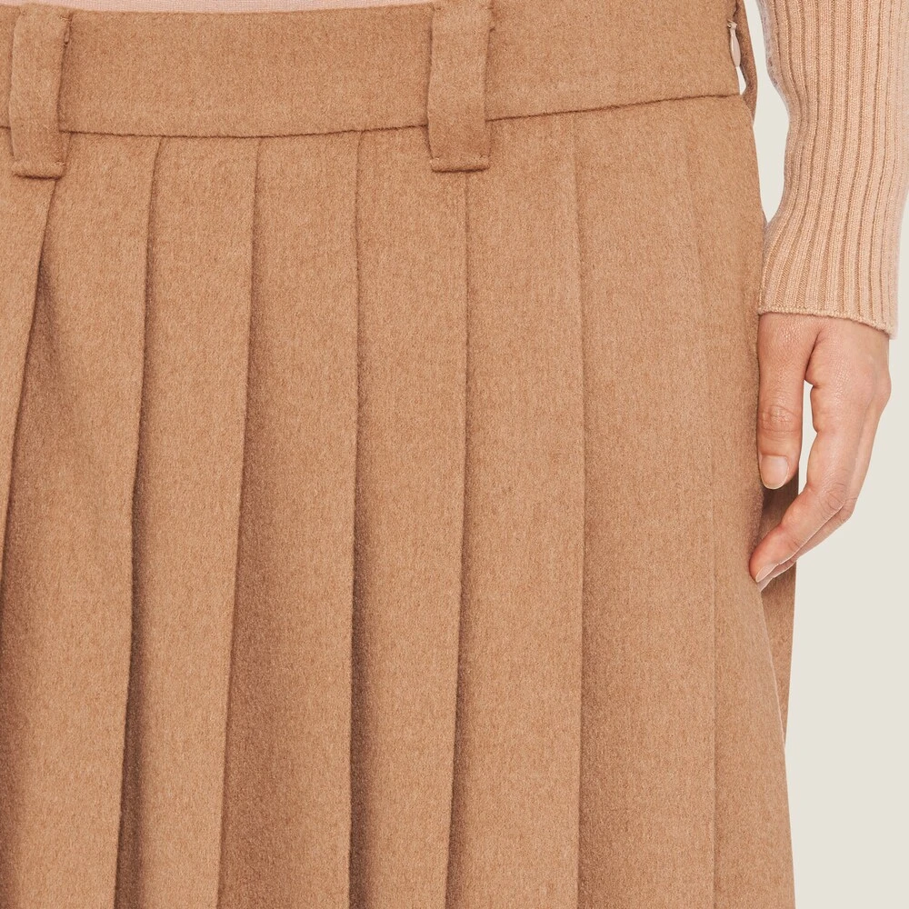 Miu Miu Camel-hair Skirt - Image 4