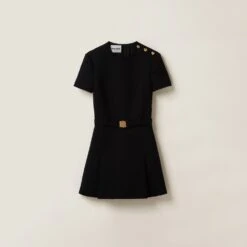 Miu Miu Grain De Poudre Mini-dress