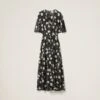 Miu Miu Crepe De Chine Long Dress