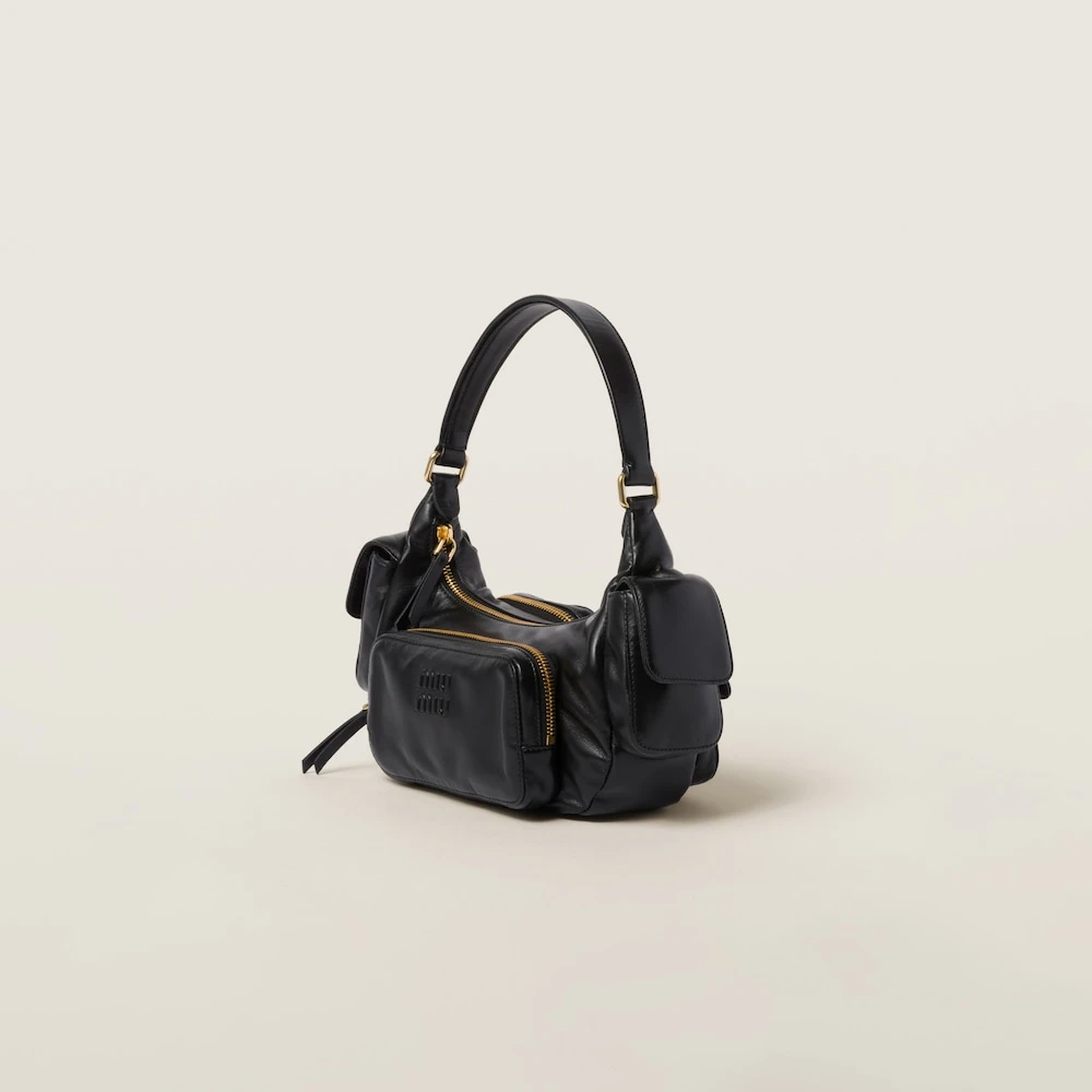 Miu Miu Nappa Leather Pocket Bag - Image 3