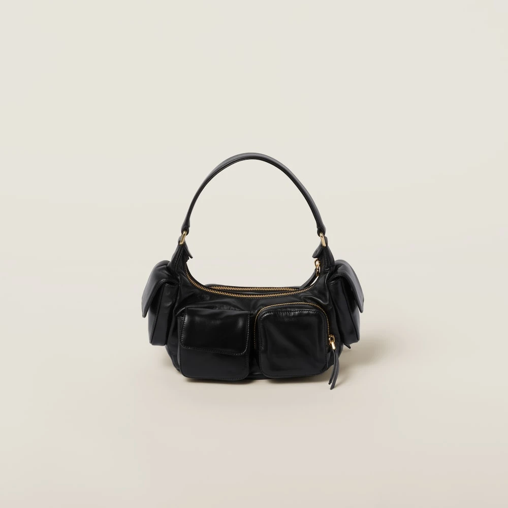 Miu Miu Nappa Leather Pocket Bag - Image 4