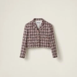 Miu Miu Single-breasted Check Jacket