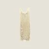 Miu Miu Embroidered Tulle Dress