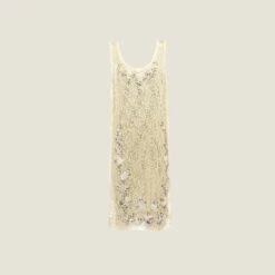 Miu Miu Embroidered Tulle Dress