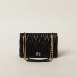 Miu Miu Matelassé Nappa Leather Bag