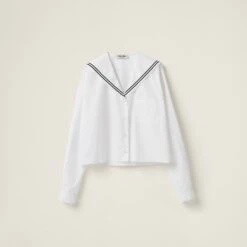 Miu Miu Sailor Poplin Shirt