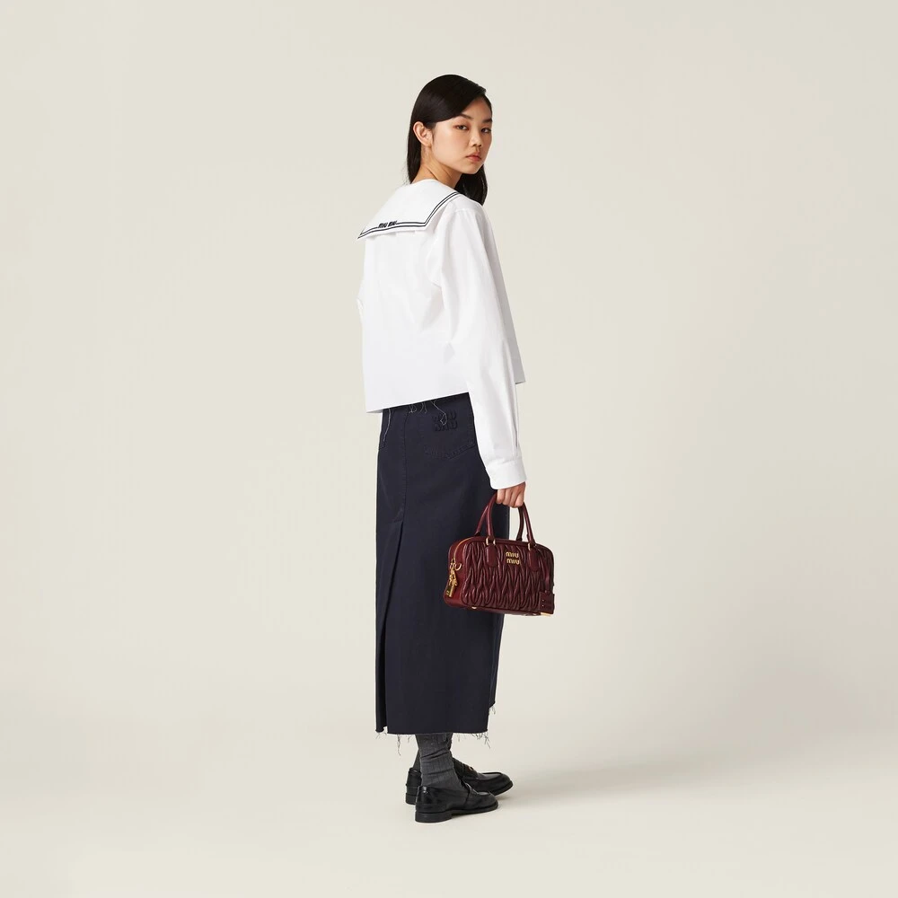 Miu Miu Sailor Poplin Shirt - Image 3