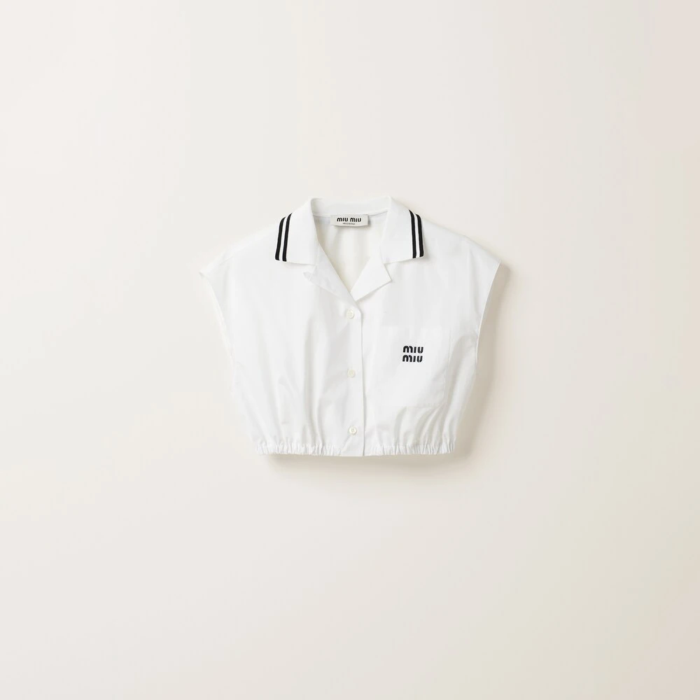 Miu Miu Poplin Top