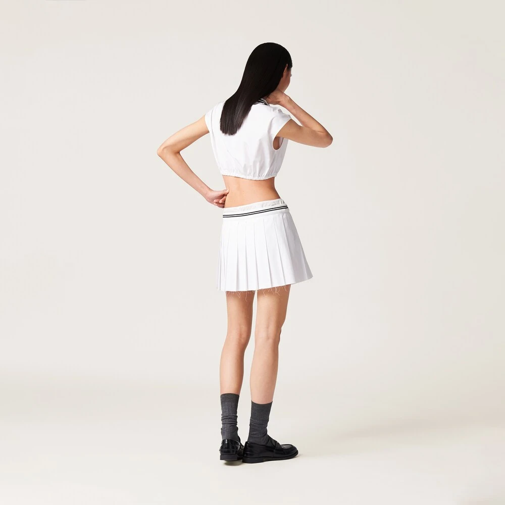 Miu Miu Poplin Top - Image 3