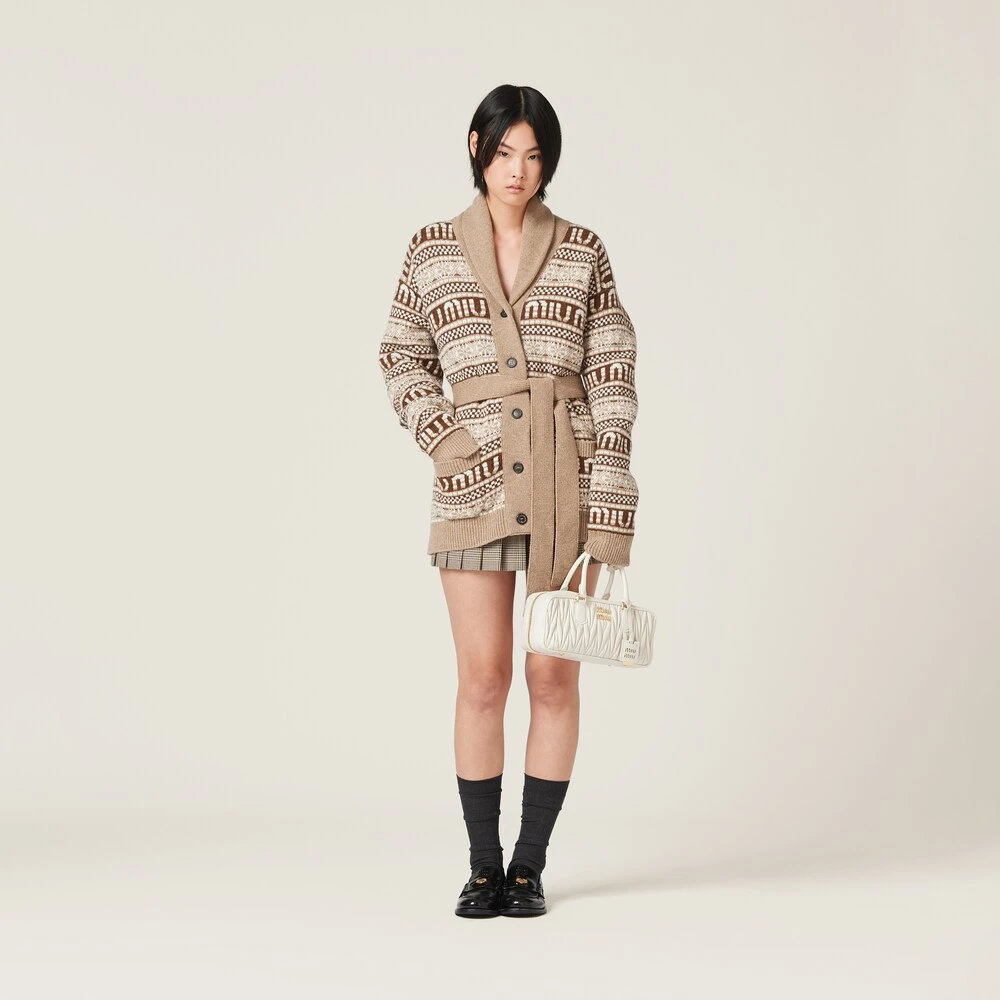 Miu Miu Shetland Wool Cardigan - Image 2