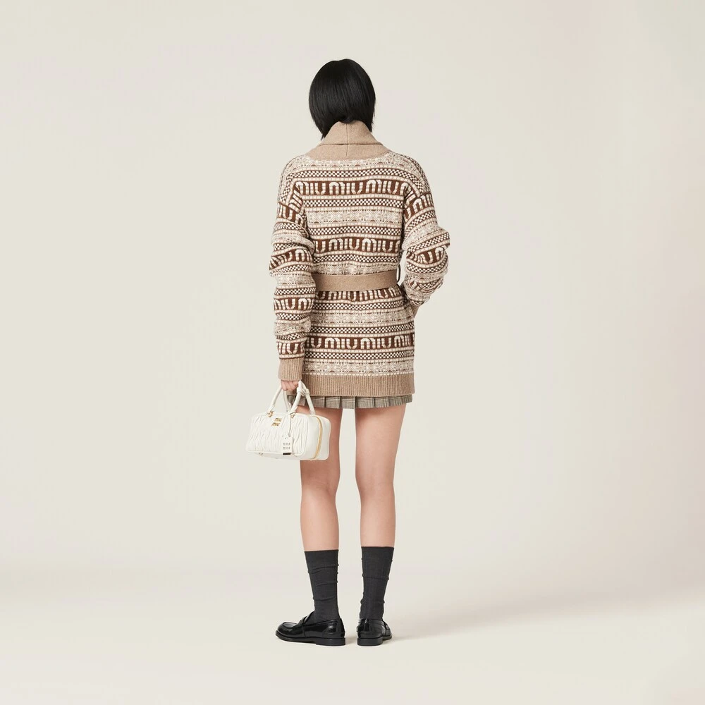 Miu Miu Shetland Wool Cardigan - Image 3