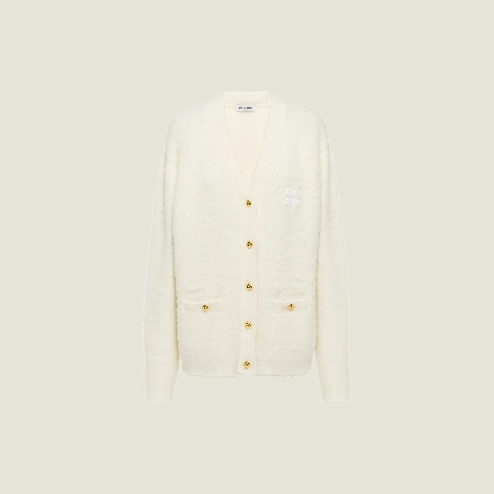 Miu Miu Bouclé Cardigan