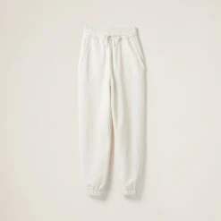 Miu Miu Embroidered Cotton Pants