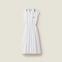 Miu Miu Poplin Midi-dress
