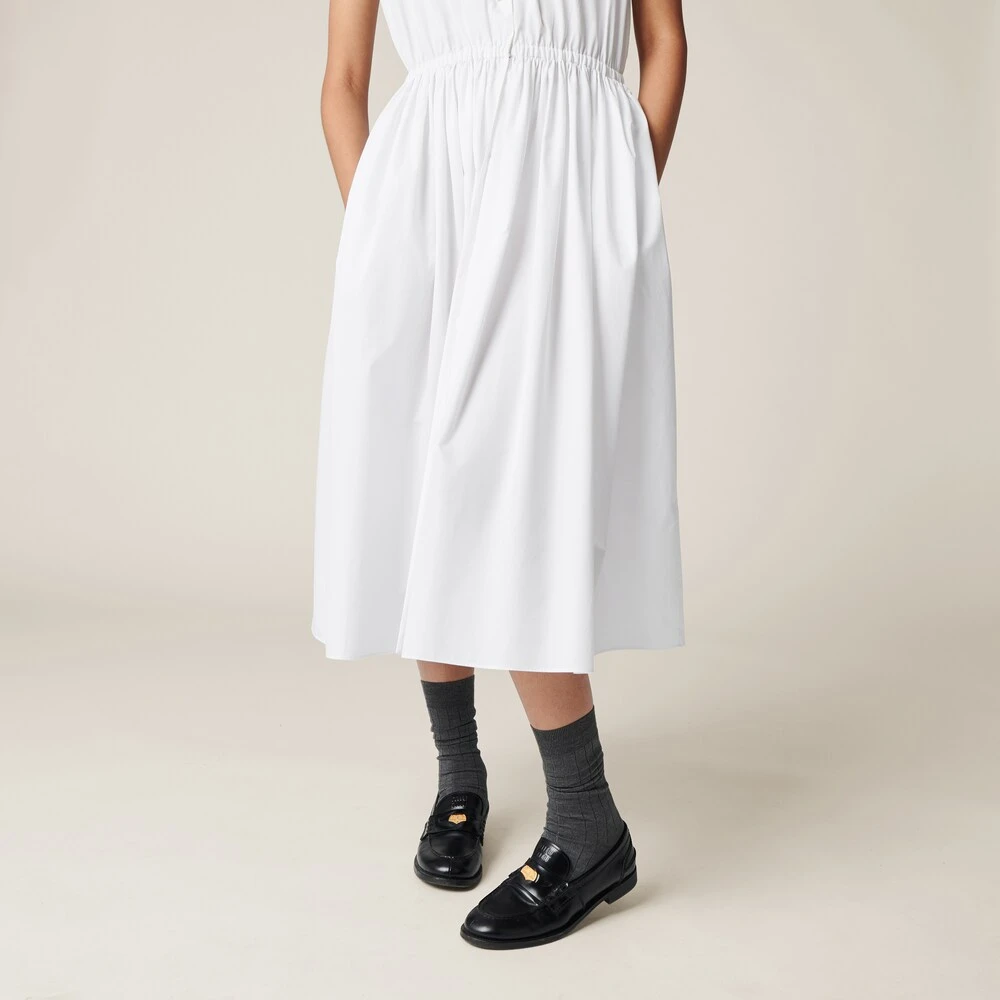 Miu Miu Poplin Midi-dress - Image 5