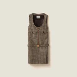 Miu Miu Prince Of Wales Check Dress