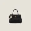 Miu Miu Miu Crystal Nappa Leather And Crystal Handbag