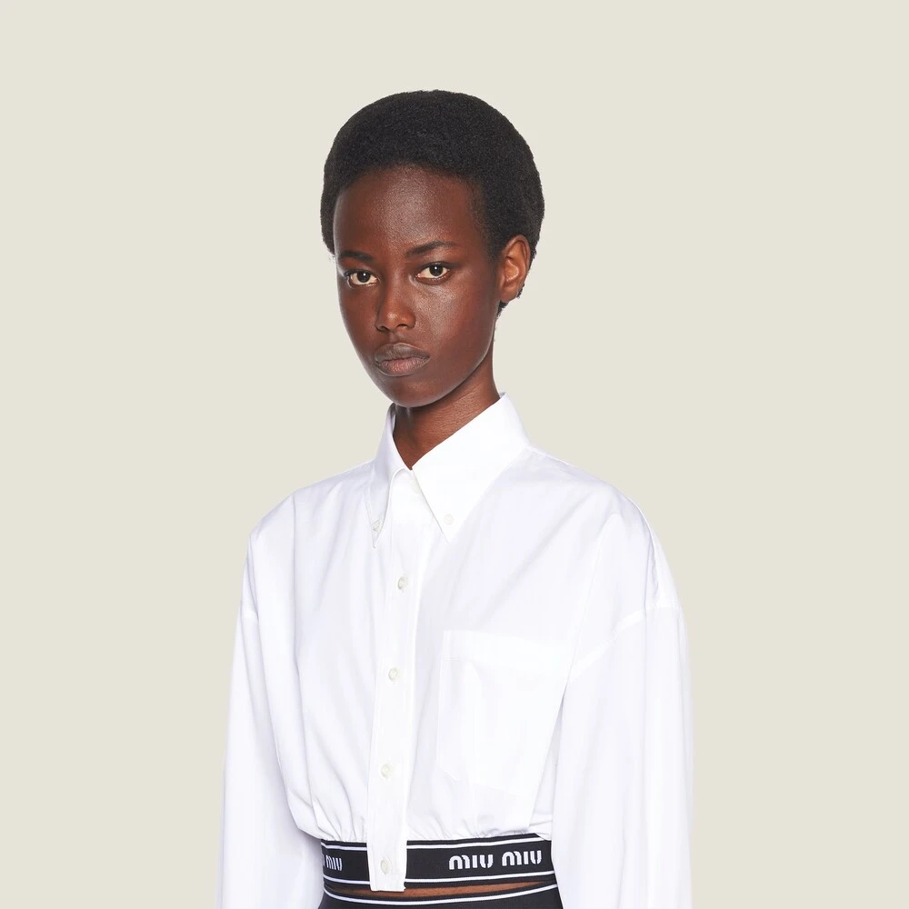 Miu Miu Poplin Blouse - Image 4