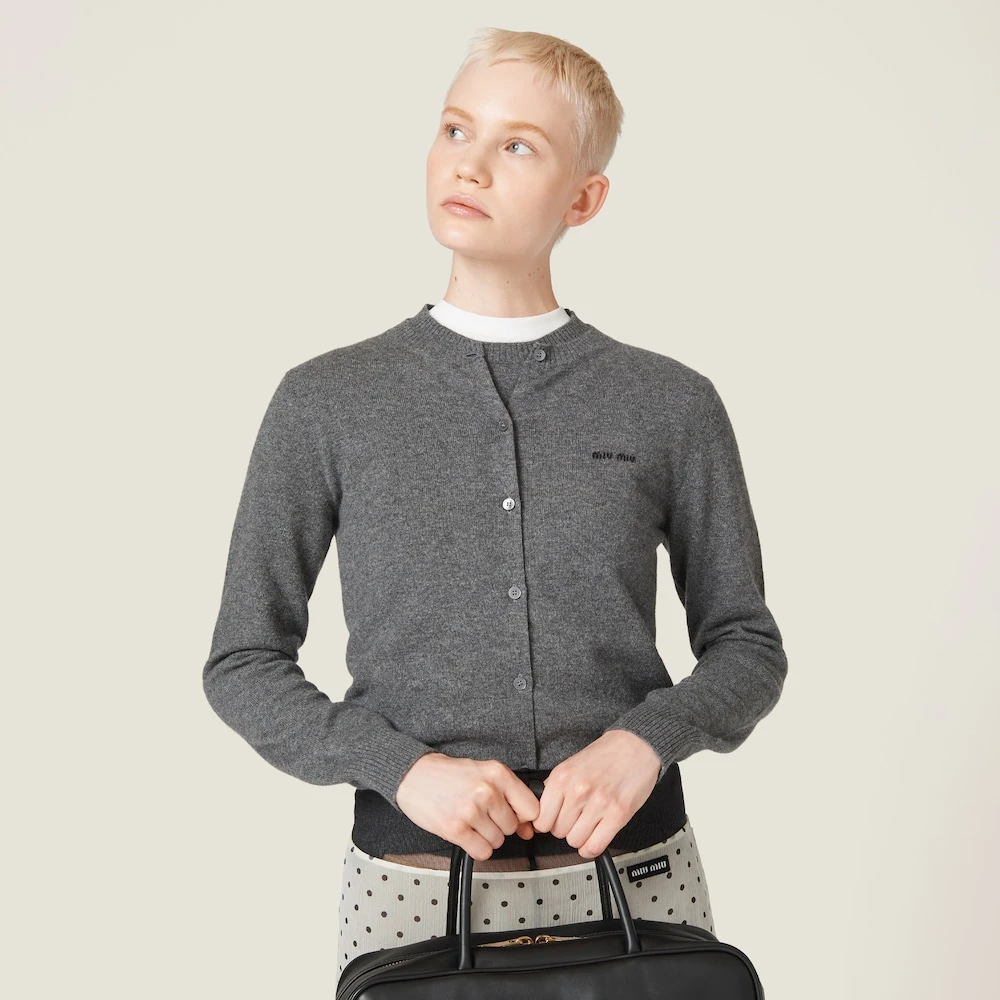 Miu Miu Cashmere Knit Cardigan - Image 4