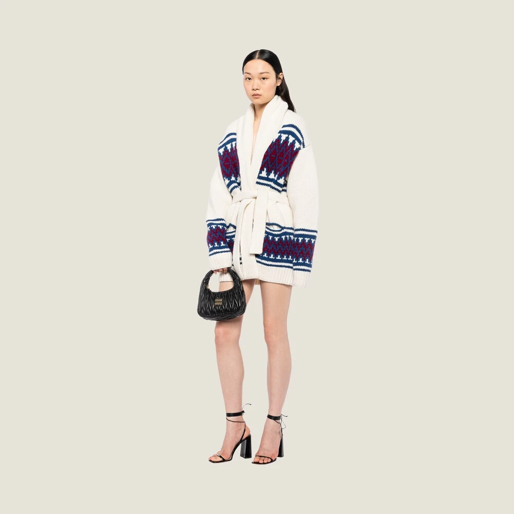 Miu Miu Wool Cardigan Sweater - Image 2
