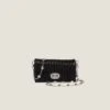 Miu Miu Miu Crystal Nappa Leather And Crystal Mini-bag