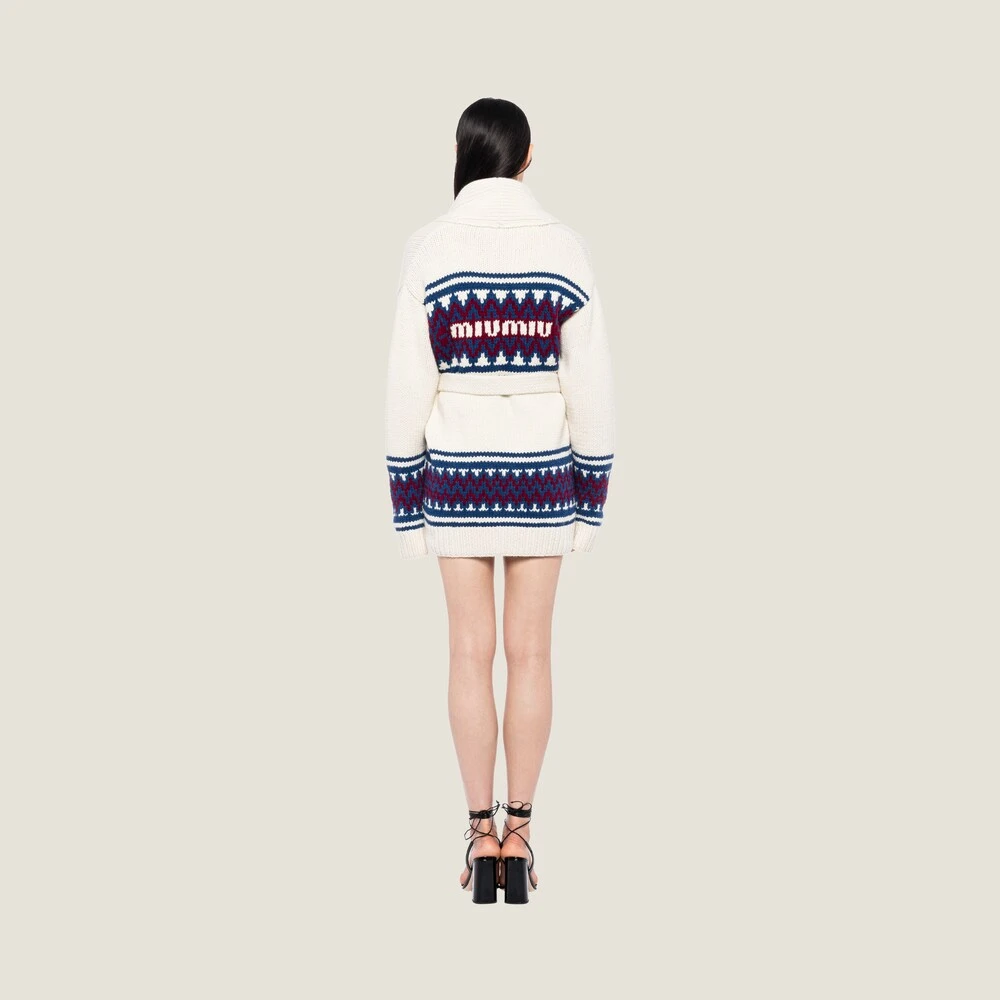 Miu Miu Wool Cardigan Sweater - Image 3
