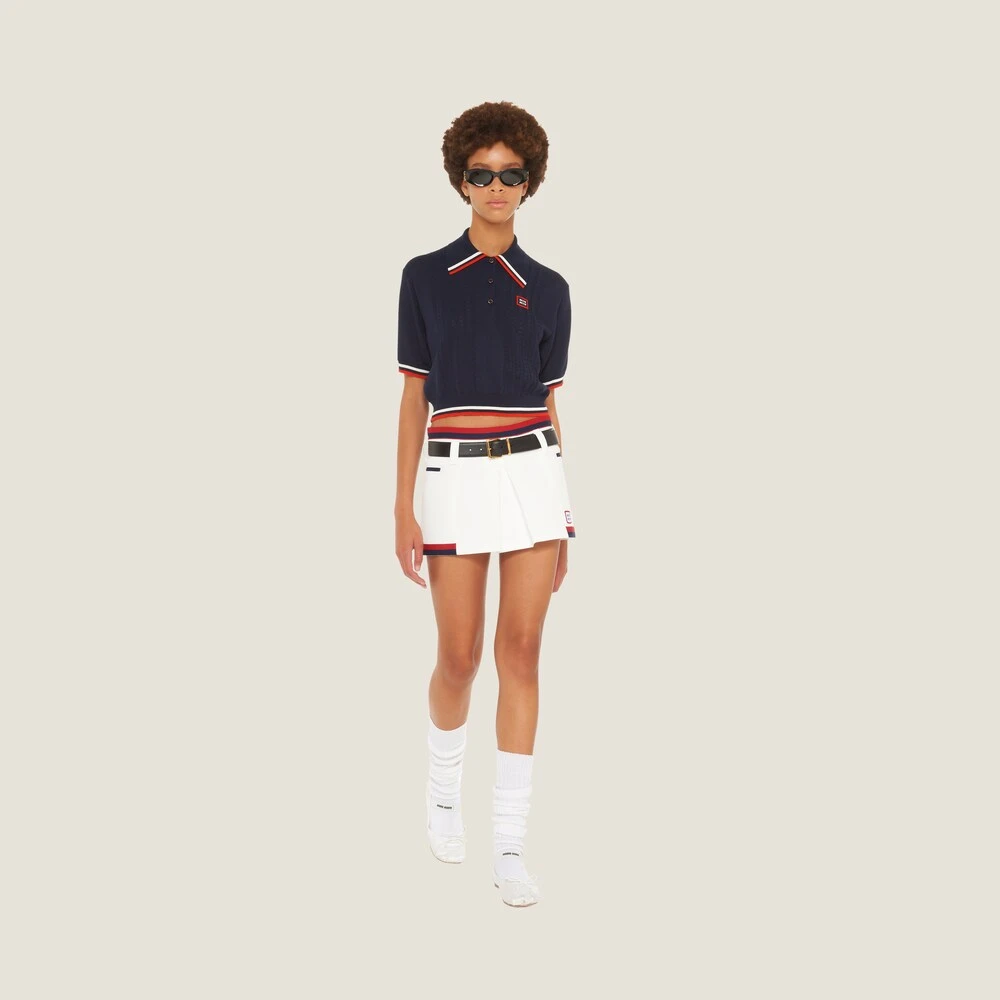 Miu Miu Jersey Miniskirt - Image 2