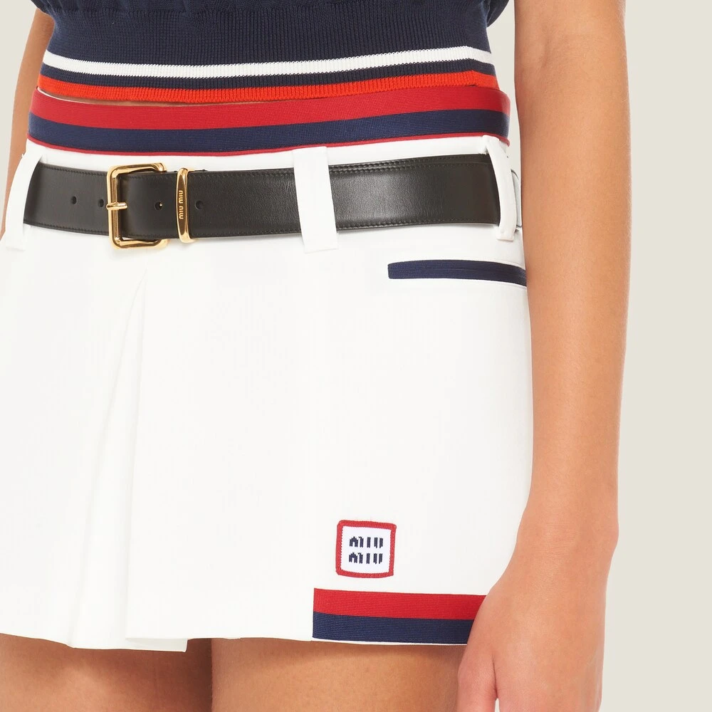 Miu Miu Jersey Miniskirt - Image 4