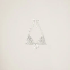 Miu Miu Embroidered Crochet Top