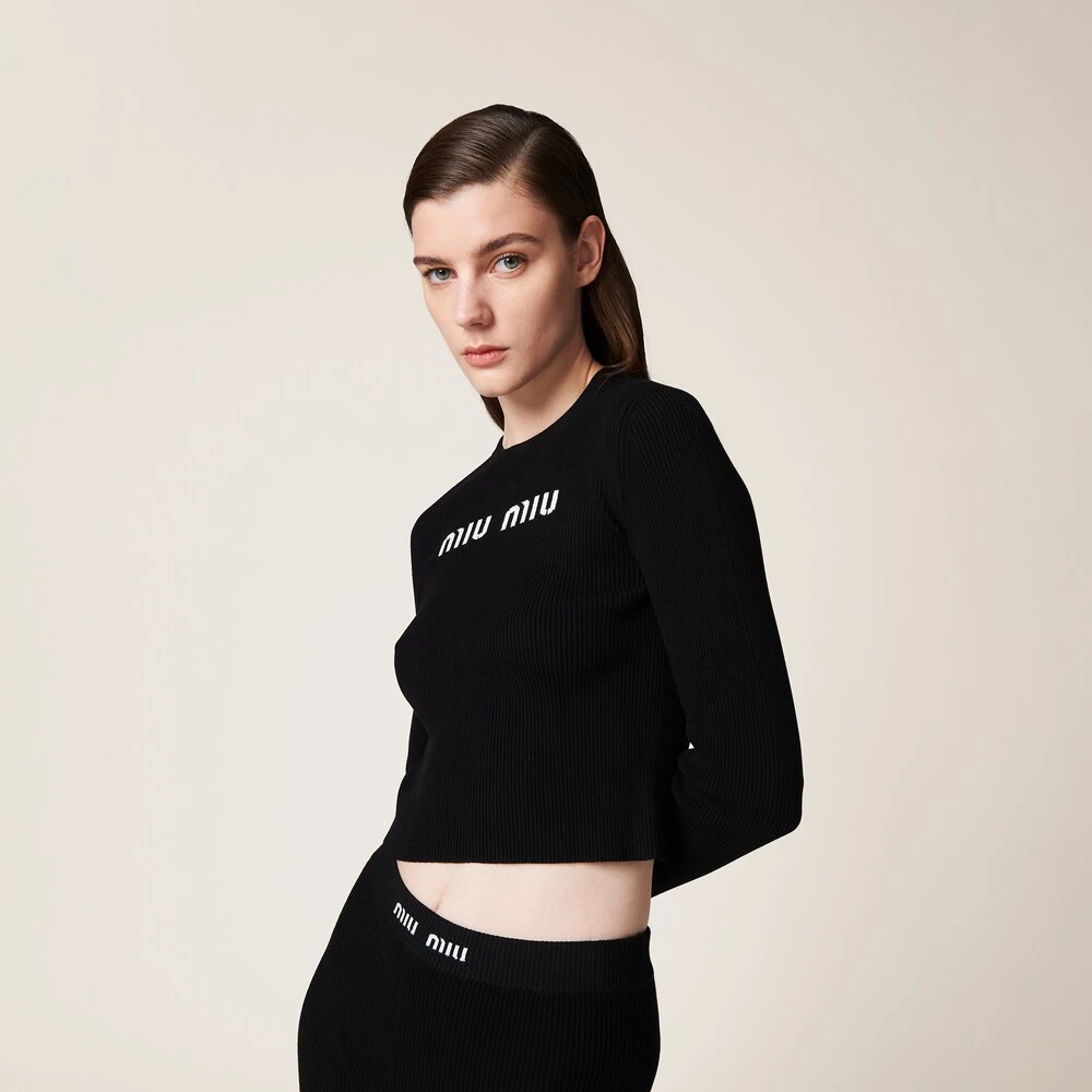 Miu Miu Viscose Pants - Image 4