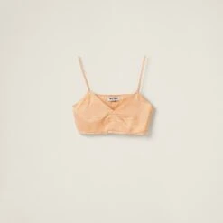 Miu Miu Pongé Top
