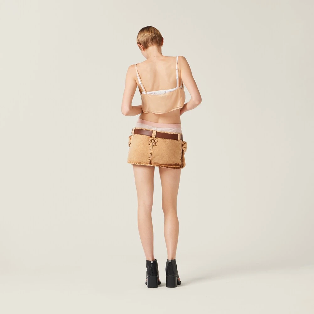 Miu Miu Pongé Top - Image 3